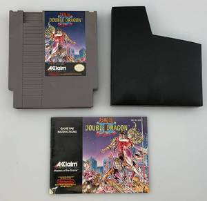 lot 28 image: 1988 NES DOUBLE DRAGON II Game In Original Box