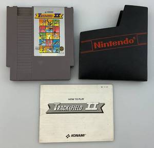 lot 31 image: 1988 NES Track & Field Game In Original Box