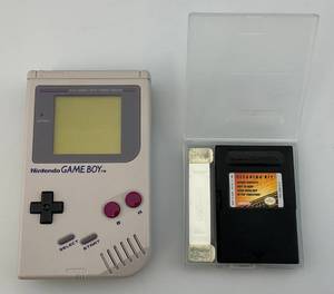 lot 33 image: Vintage Nintendo Game Boy With Cleaning Kit (Battery Box Needs Cleaning Un-Tested)