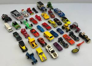 lot 54 image: Misc. Vintage Die-Cast Miniature Cars Including 1970s Black Walls & More