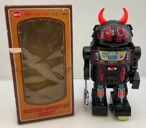 lot 55 image: Vintage 1985 MIKE TOYS K-207 (EMPIRE MONSTER ROBOT) Barely Used In Original Box (WORKS)
