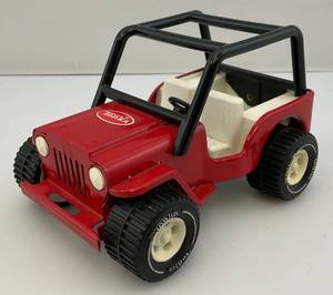 lot 65 image: 1970s Miniature Tonka Red Jeep Dune Buggy Pressed Steel