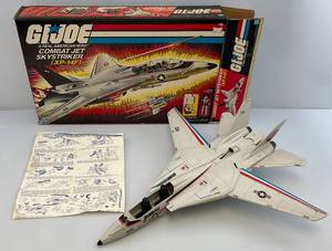 lot 84 image: 1980s Hasbro G.I. Joe Combat Jet SKYSTRIKER (XP-14F) In Original Box (MISSING PIECES)