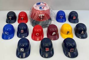 lot 86 image: Misc. Baseball Collectible Baseball Helmets