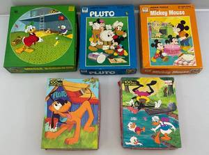 lot 120 image: Misc. Vintage Whitman Walt Disney Puzzles