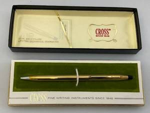 lot 138 image: Vintage Cross 120 12Kt. Gold Filled Pen Unused (NIB)