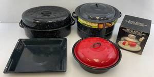lot 165 image: Vintage Enamel Canning Kettle & More