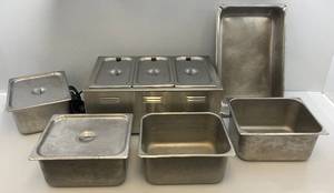 lot 201 image: Vintage Commercial Warmer With Extras