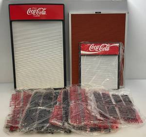 lot 217 image: Coke Menu Board With Misc. Letter Kits