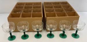 lot 223 image: 2 Dozen Libbey Cactus Margarita 16 Oz. Glasses (NEW)