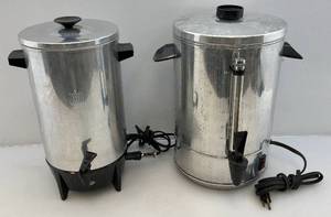 lot 224 image: 2 Large Coffee Pots