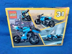 lot 132 image: New LEGO Creator 3in1 Superbike 31114 Toy Motorcycle Building Kit