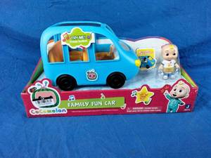 lot 137 image: New CoComelon Family Fun Car, with Sounds Includes JJ Plays Clip of Song, Are We There Yet