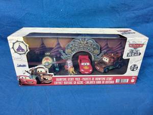 lot 153 image: New Disney  Pixar Cars On The Road Showtime Story Pack Diecast Car 4-Pack
