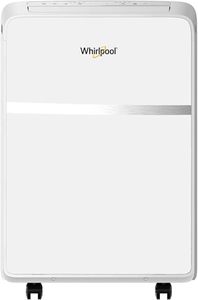 lot 121 image: Whirlpool 8000-BTU DOE (115-Volt) White Vented Portable Air Conditioner with Remote Cools 350-sq ft