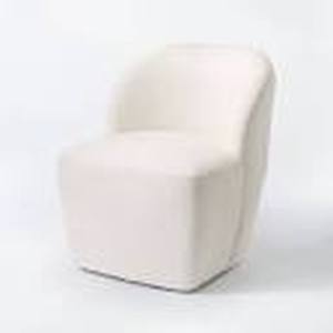 lot 181 image: New Pasadena Swivel Accent Chair - Threshold designed with Studio McGee