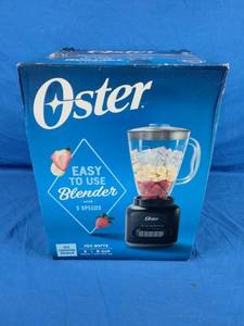lot 223 image: New Oster Easy-to-Use 5 Speed Blender - Black