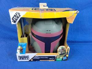 lot 232 image: New Kids Star Wars Boba Fett Electronic Mask Disney