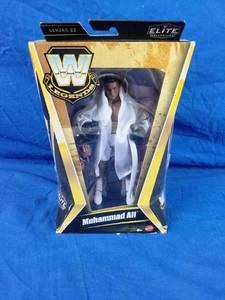 lot 235 image: New Elite Collections Series 2 W Legends WWE Ultimate Edition Muhammad Ali Action Figure