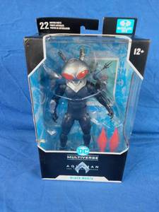 lot 242 image: New McFarlane Toys Aquaman Movie Black Manta 12 Posed Figure
