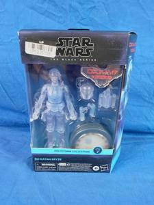 lot 243 image: New Star Wars Holocomm Collection Bo-Katan Kryze Black Series Action Figure