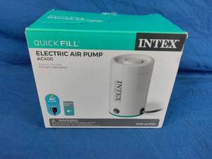 lot 246 image: New Intex 120V Cylinder Electric Pump