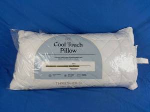 lot 197 image: New Firm Cool Touch Bed Pillow - Threshold Firm King Size