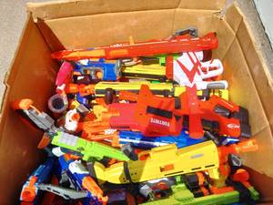 lot 250 image: Pallet Lot Of Nerf Guns