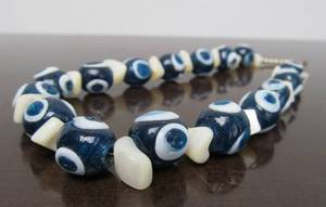 lot 47 image: Hand Made Turkish Glass Eye Necklace