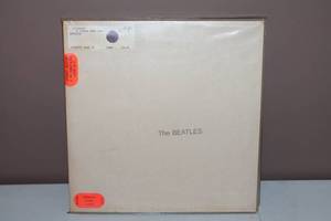 lot 25 image: 4-sided Beatles White Album