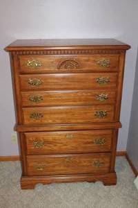 lot 33 image: 5-drawer Highboy (matches #32)