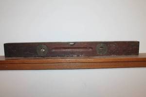 lot 52 image: Antique Wooden Stanley Level