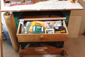 lot 79 image: Workbench on Casters with Contents