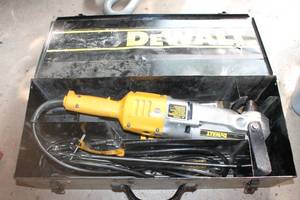 lot 1-147 image: Dewalt Right Angle Drill
