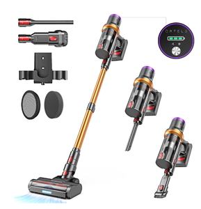 lot 325 image: ORFELD Cordless Vacuum Cleaner, 22Kpa Powerful Stick Vacuum for Hard Floor Carpet Pet Purple, SV30