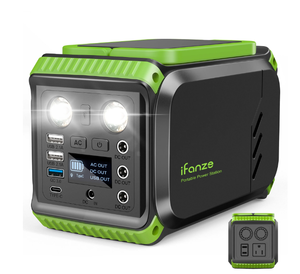 lot 333 image: iFanze 200W Portable Power Station, 148Wh 40000mAh Solar Generator Power Supply