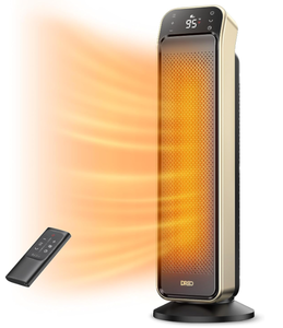 lot 335 image: Dreo Space Heater Indoor, 25 11.5fts Fast Portable Room Heater with Remote and Thermostat