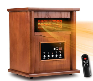 lot 340 image: Electric Infrared Space Heater, Quartz Heater for Indoor Use, Tip-Over & Overheat Protection with Control