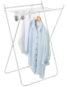 lot 125 image: Honey-Can-Do Easy-Fold Collapsible Metal Drying Rack