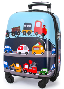 lot 131 image: Lttxin Kids Rolling Luggage with Wheels Hard Shell Carry On Suitcase
