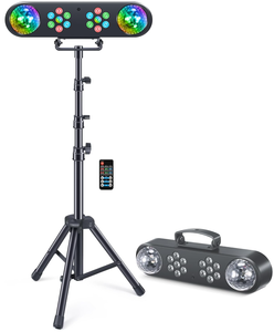 lot 140 image: DJ Lights with Stand, Telbum Party Bar Light Set