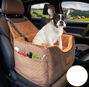 lot 153 image: Memory Foam Booster Dog Car Seat with Washable Removable Cover