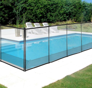 lot 209 image: Happybuy Pool Fence, DIY Pool Fences for Inground Pools