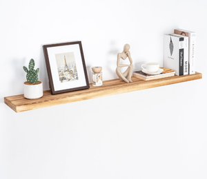 lot 221 image: 48 Axeman Rustic Floating Shelves