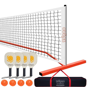 lot 227 image: Portable Pickleball Net Set with 4 Pickleball Paddles