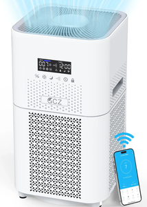 lot 421 image: GCZ Air Purifier for Large Rooms, 2500 Sq. ft Smart WiFi Air Cleaner