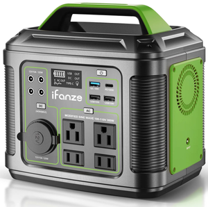 lot 429 image: iFanze 300W Portable Power Station, 296Wh 80000mAh Outdoor Solar Generator