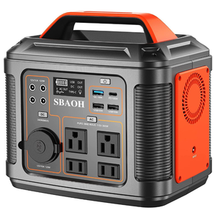 lot 430 image: Portable Power Station, 300W 296Wh Solar Generator Quick Charge