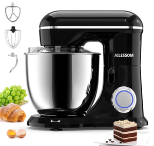 lot 437 image: Ailessom Stand Mixer, 6.5-QT 660W 10-Speed Tilt-Head Food Mixer