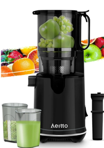 lot 442 image: Juicer Machine, Aeitto Cold Press Juicer with 5.3 Large Feed Chute